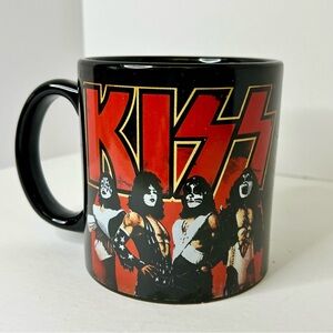 2018 Kiss Rock N Roll (The Band) Black & Red Coffee/Tea Mug by Bay Island